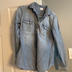 J Crew long sleeve button down demon shirt. small